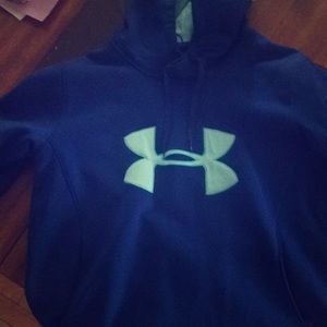 Blue women’s UA hoodie